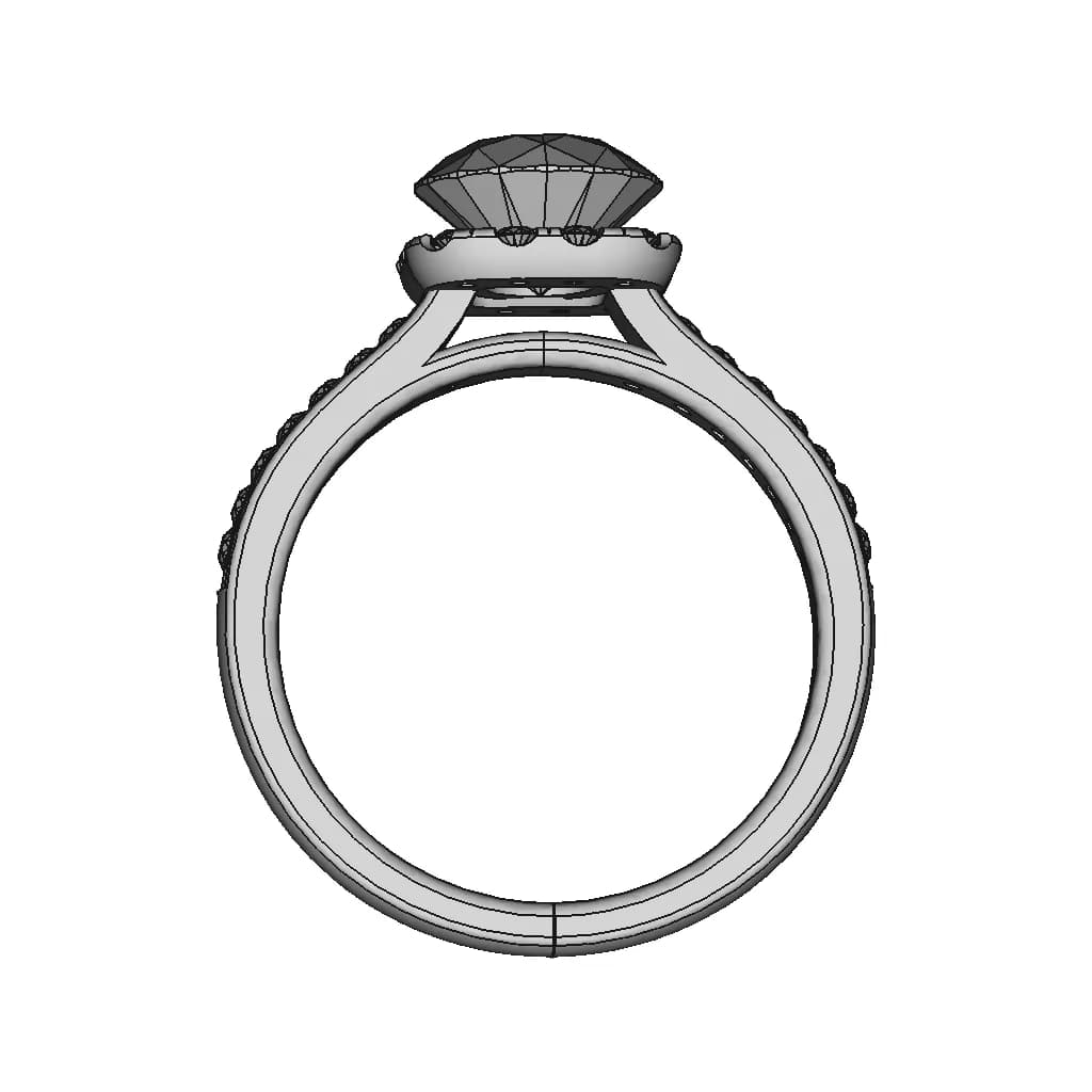 Crystal For Rendering Test 1 | Professional CAD Design_90_0_degree_snapshot