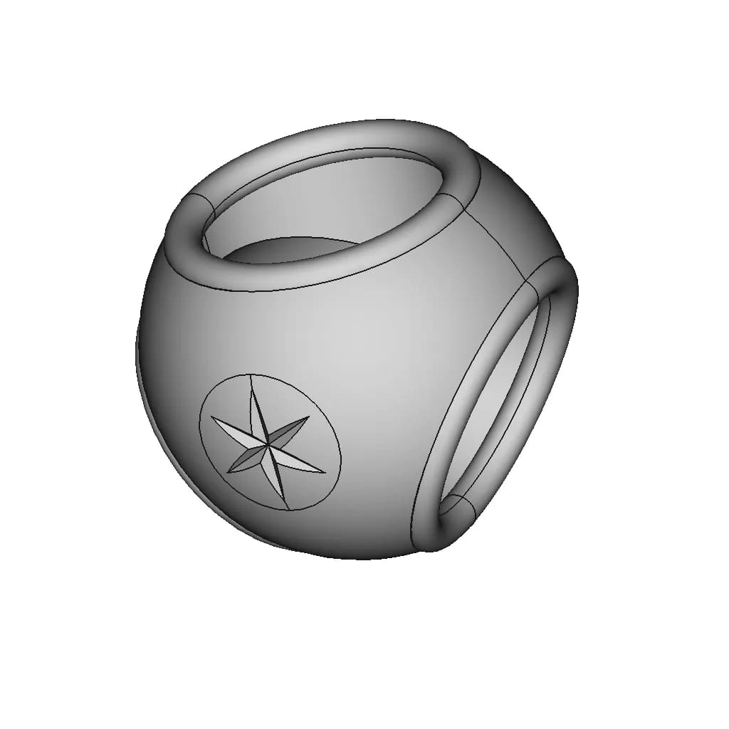 Ankh Cross 1 | Professional CAD Design_60_30_degree_snapshot