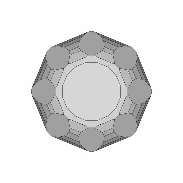 Pendant With Diamonds And Garnet 1 | Professional CAD Design