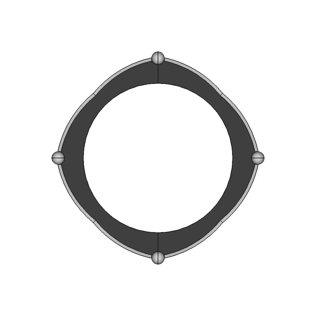 Butterfly Eyewear 1 | Professional CAD Design_270_0_degree_snapshot