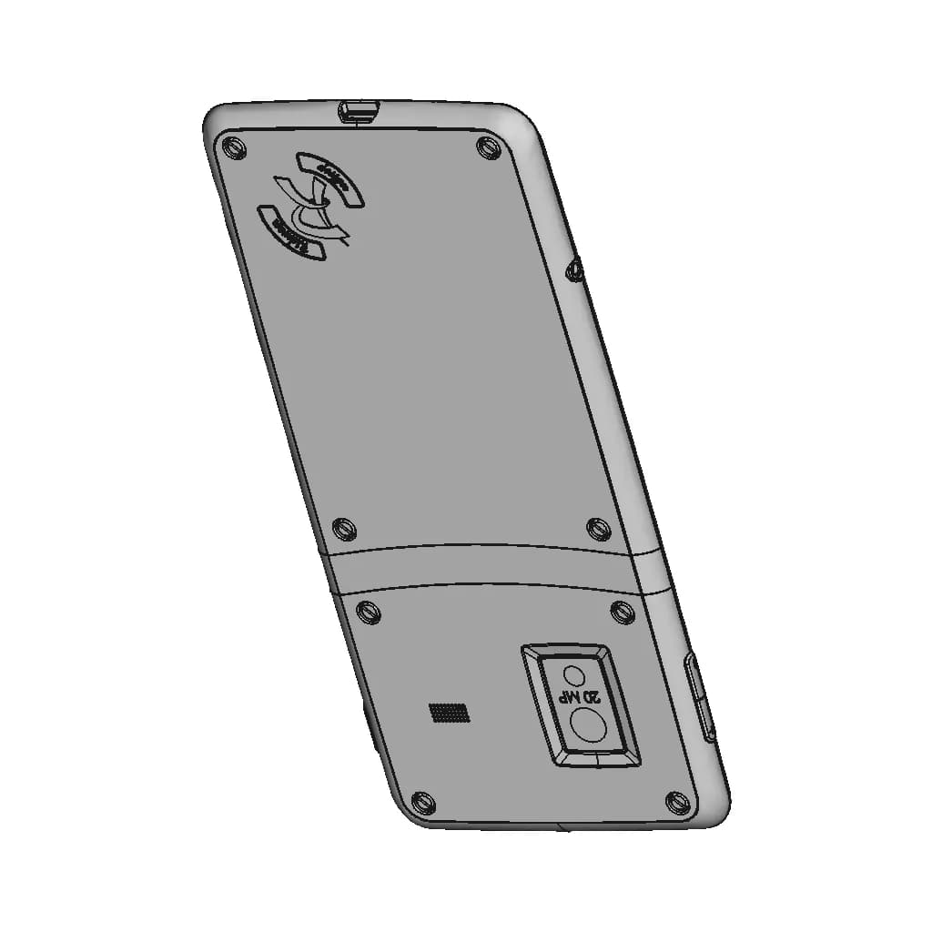 Luxury Smartphone 1 | Professional CAD Design_60_30_degree_snapshot