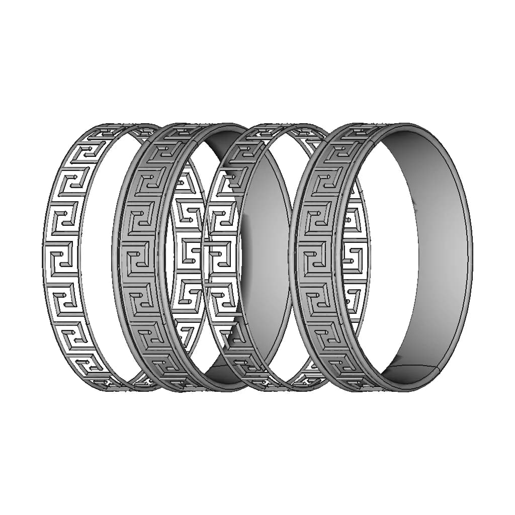 Bracelet Chain 1 | Professional CAD Design_60_30_degree_snapshot