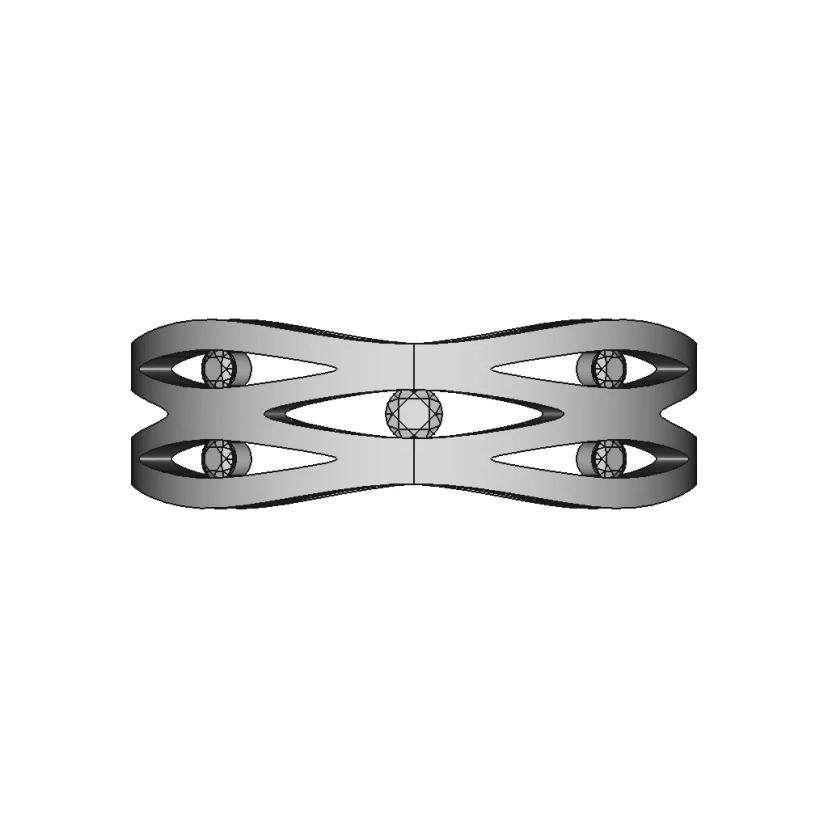 Modern Lady Ring 1 | Professional CAD Design