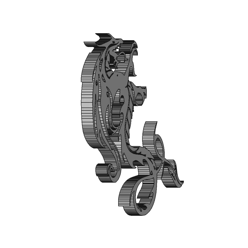 Pegasus Logo 1 | Professional CAD Design_60_30_degree_snapshot