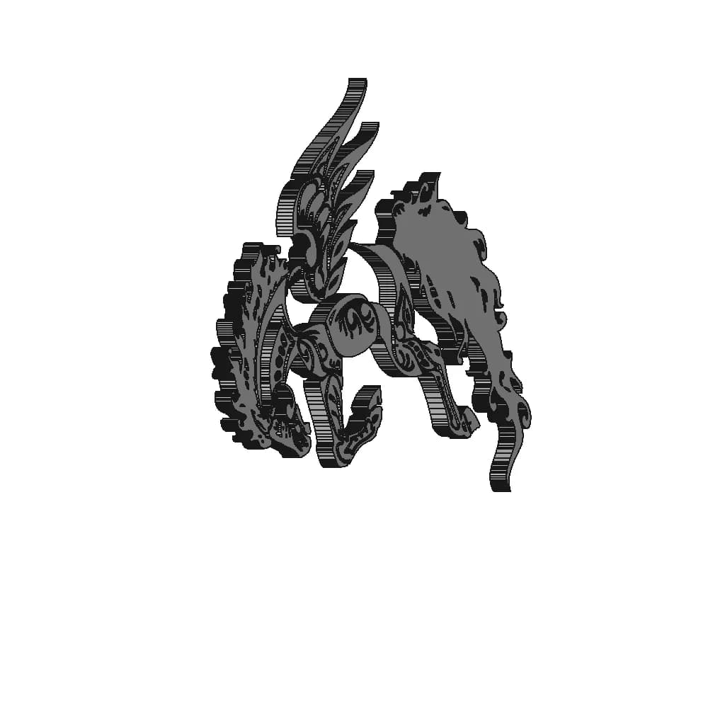 Angel Logo 1 | Professional CAD Design_60_30_degree_snapshot