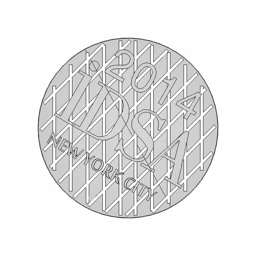 Idsa Lapel Pin 4 | Professional CAD Design