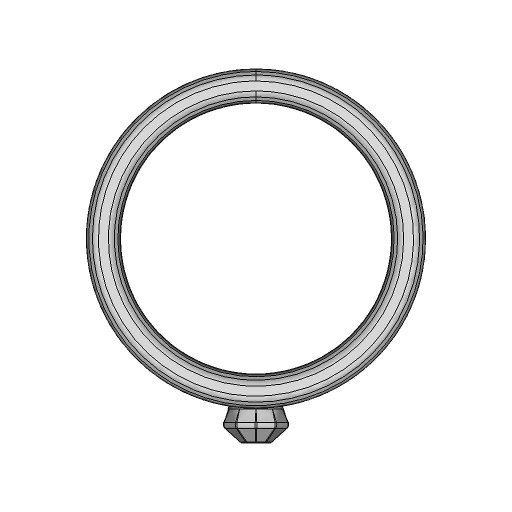 Majestic Lovely Ring 1 | Professional CAD Design_270_0_degree_snapshot