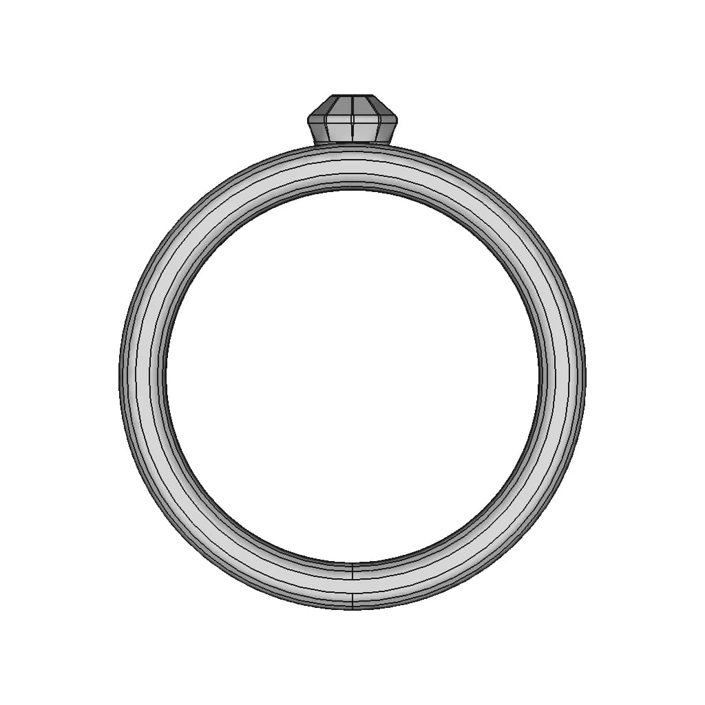 Majestic Lovely Ring 1 | Professional CAD Design_90_0_degree_snapshot
