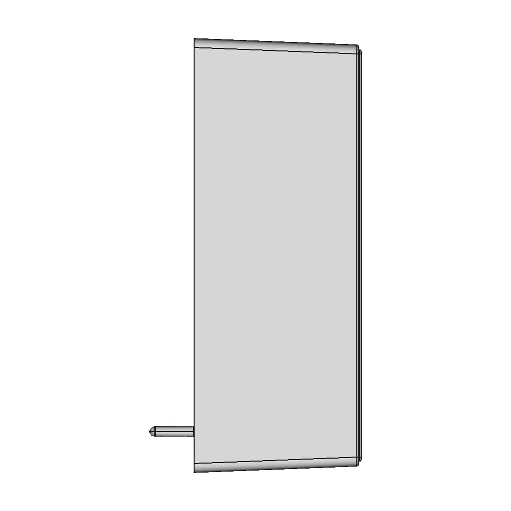 Electric Dropbolt Door Lock Key Mortise Lock Latch 1 | Professional CAD Design_0_90_degree_snapshot