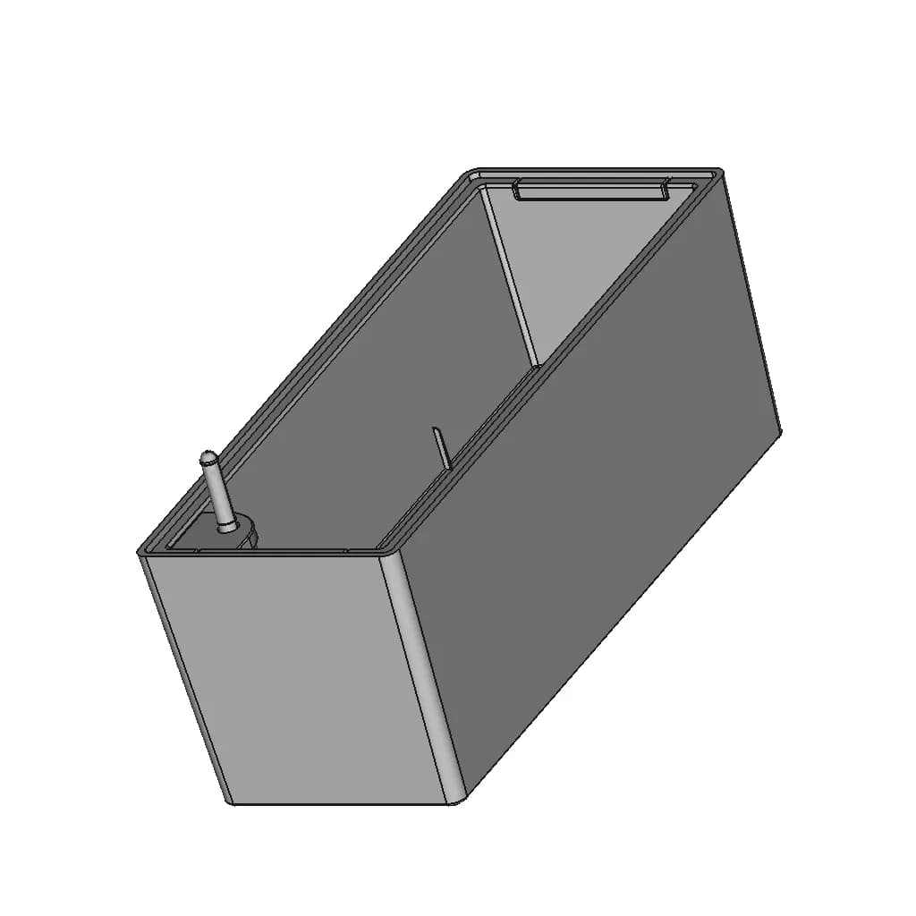 Electric Dropbolt Door Lock Key Mortise Lock Latch 1 | Professional CAD Design_60_30_degree_snapshot