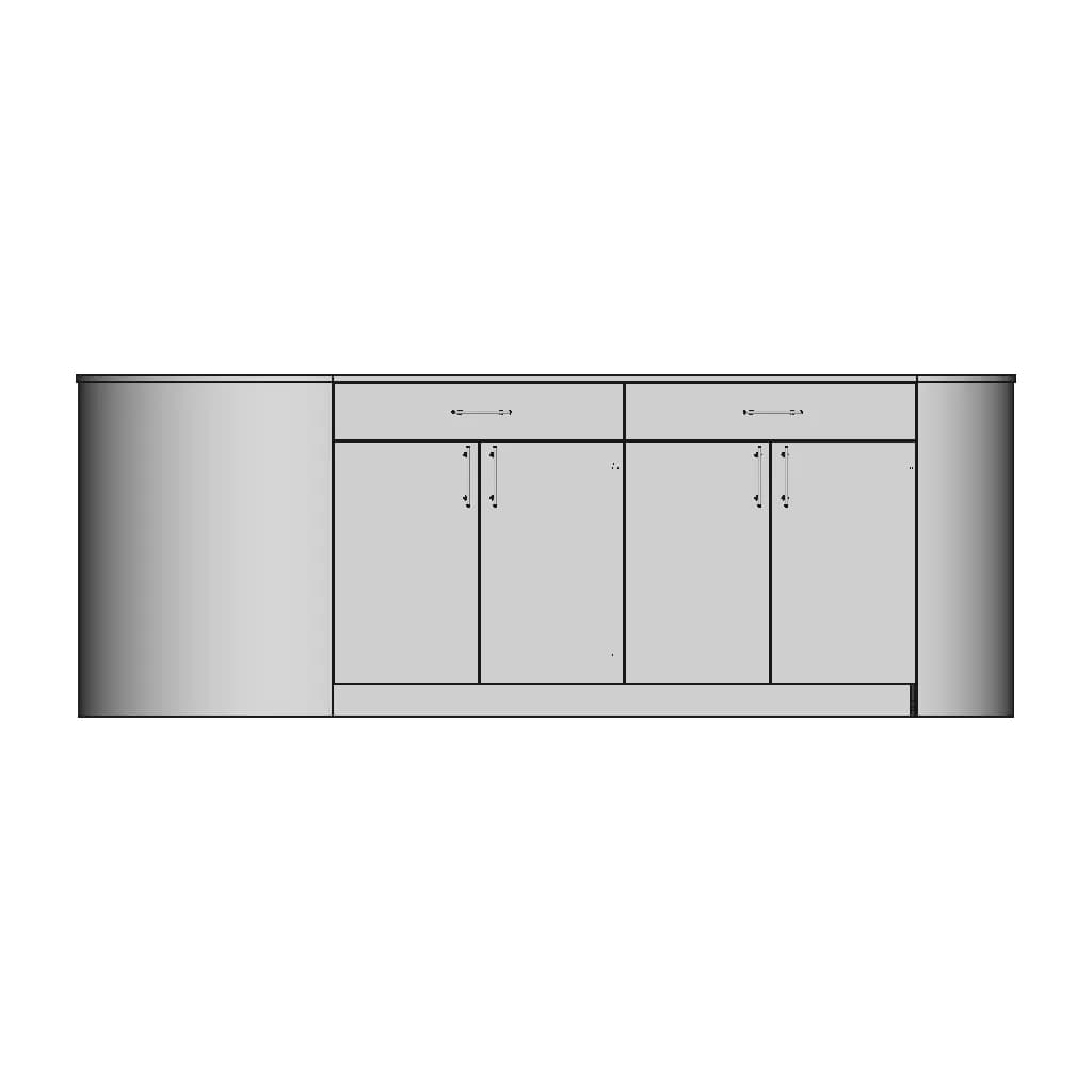 Metal Roof With Horizontal Lifeline System Telhado Em Telha Metalica | Professional CAD Design_90_0_degree_snapshot