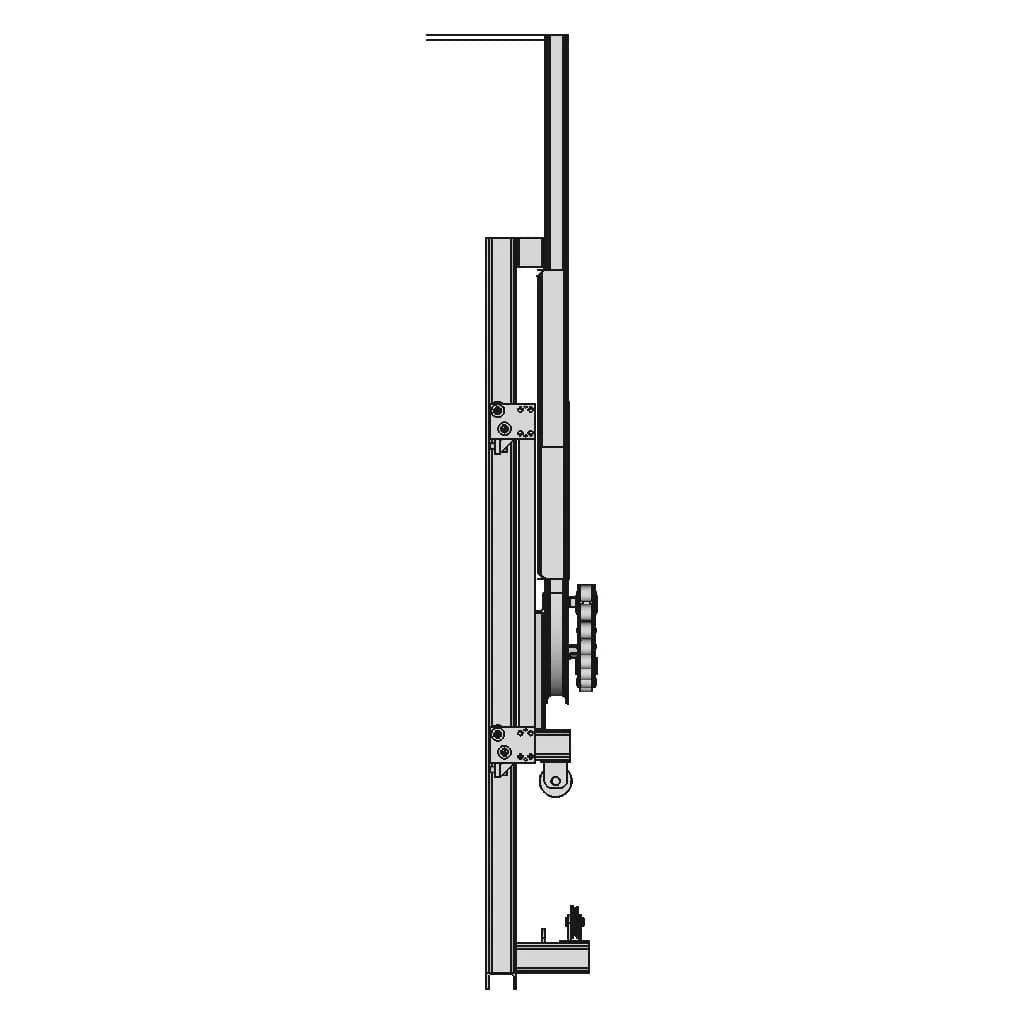 Warehouse Building External Airlock Frame 1 | Professional CAD Design_0_90_degree_snapshot