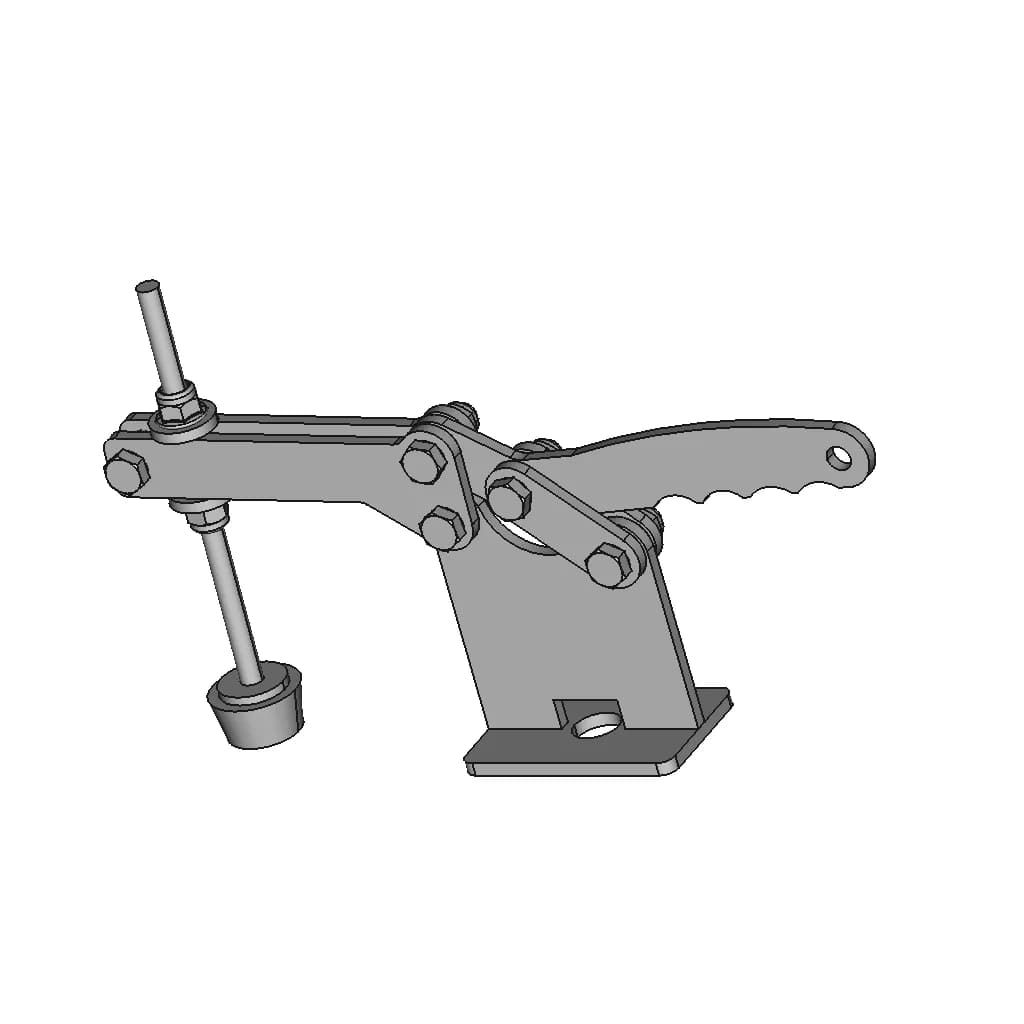 Industrial Steel Stair 3D Cad Model Step File 1 | Professional CAD Design_60_30_degree_snapshot