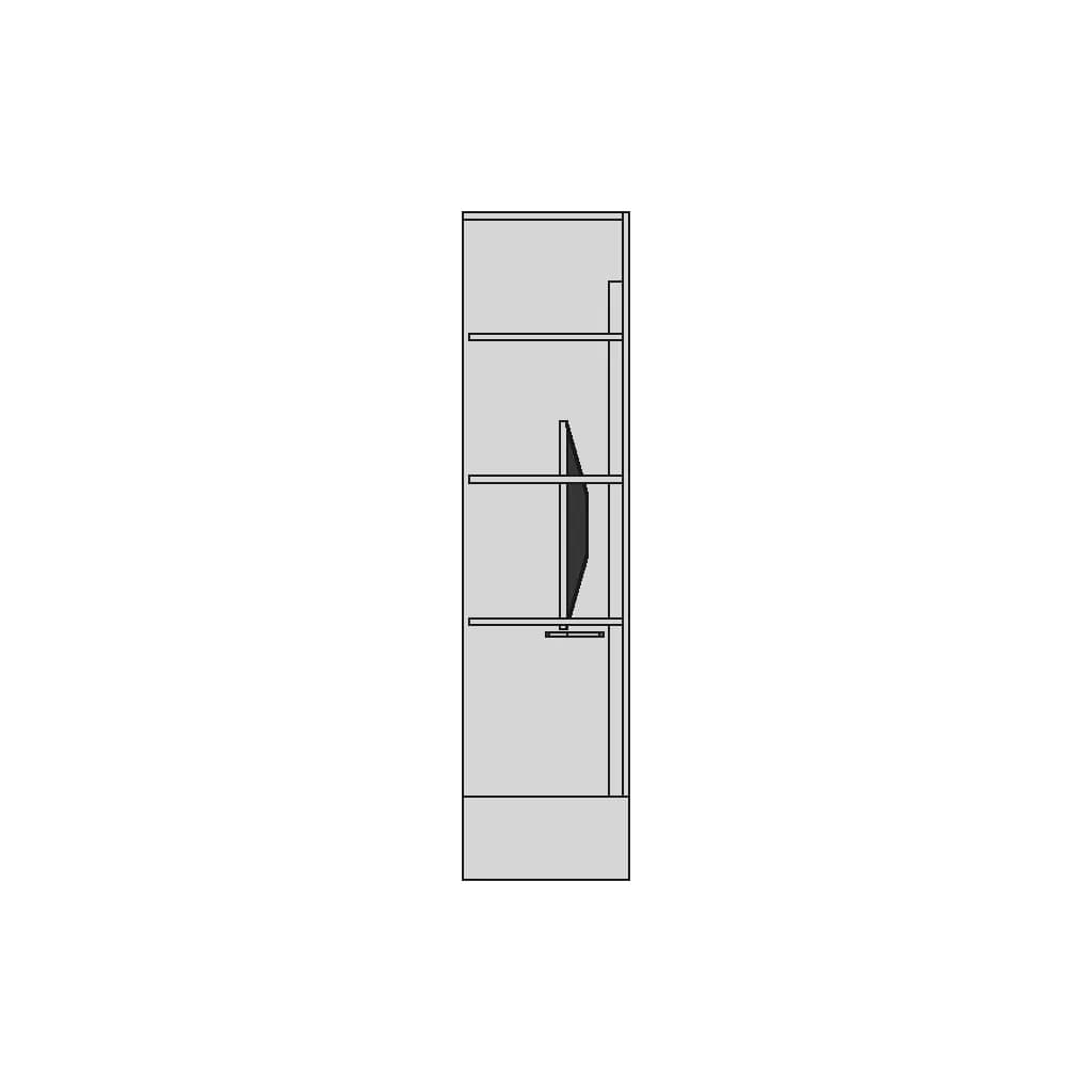 Perfil De Embutir Largo Para Fita Led 50X20 1 | Professional CAD Design_0_90_degree_snapshot