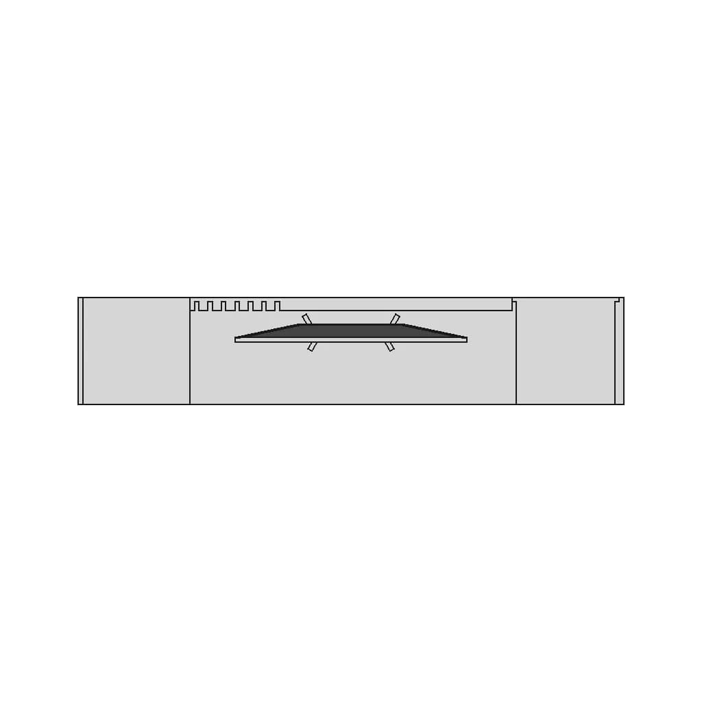 Perfil De Embutir Largo Para Fita Led 50X20 1 | Professional CAD Design_270_0_degree_snapshot