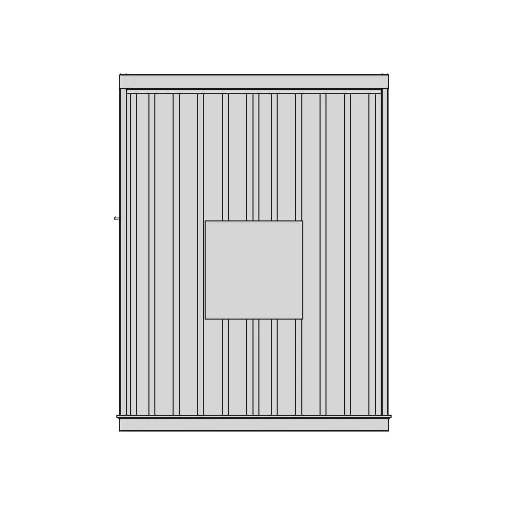Garage Door Sectional 1 | Professional CAD Design_0_90_degree_snapshot