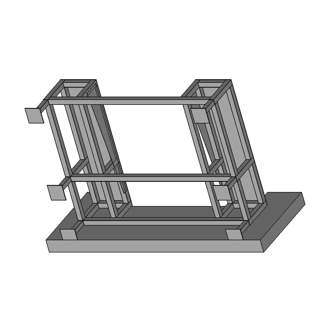 3D Printed Shelf Bracket 115X115Mm 1 | Professional CAD Design_60_30_degree_snapshot