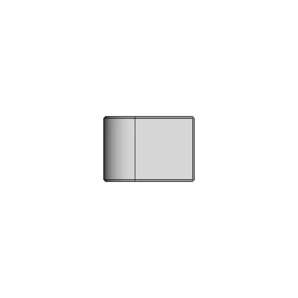Landing With Stairs 1 | Professional CAD Design_90_0_degree_snapshot