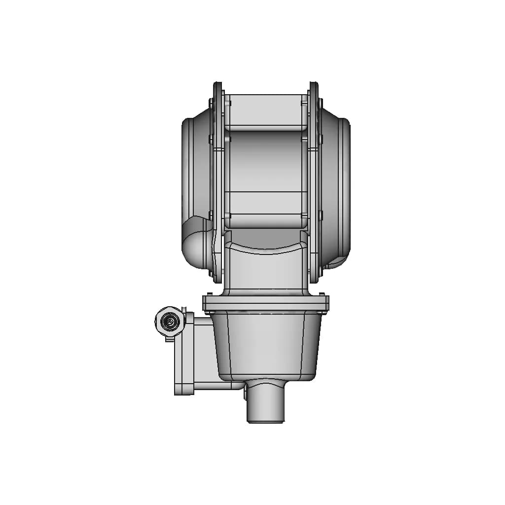 Concept Design For Residential Type E Gas Meter 1 | Professional CAD Design_0_90_degree_snapshot