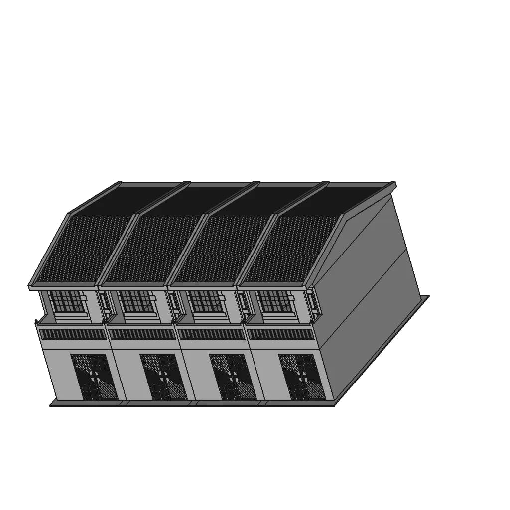 Escada De Ferro Steel Ladder 1 | Professional CAD Design_60_30_degree_snapshot