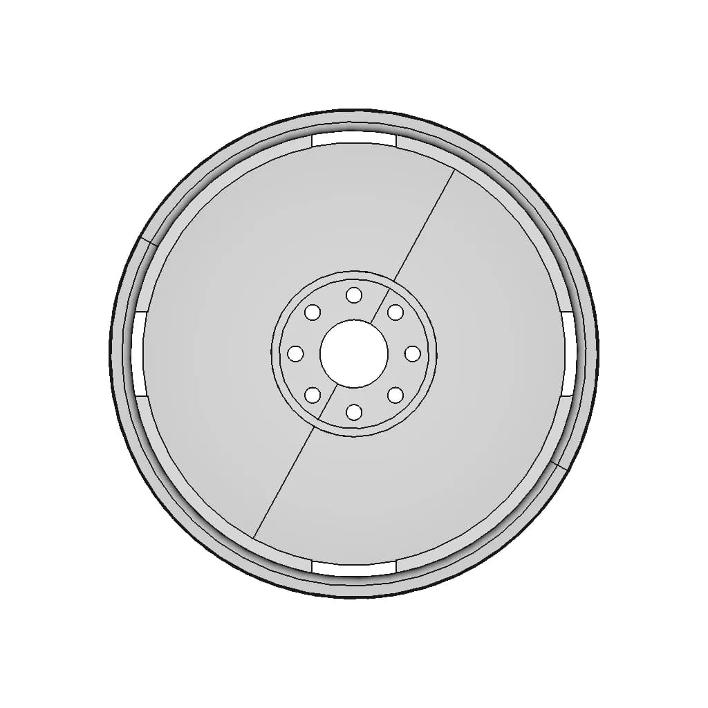 Mounting Clamp Termoclip F1 M8 1 | Professional CAD Design_0_90_degree_snapshot