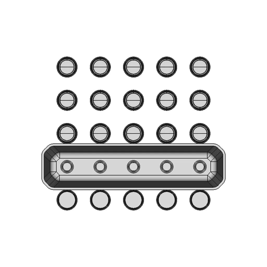 Roller Conveyor With Pneumo Push Step Pneumo Schema 1 | Professional CAD Design_270_0_degree_snapshot