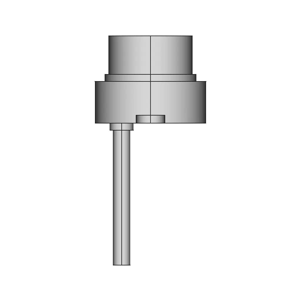 Din 6306 Tommy Screw With Movable Bar Complete 1 | Professional CAD Design_0_90_degree_snapshot