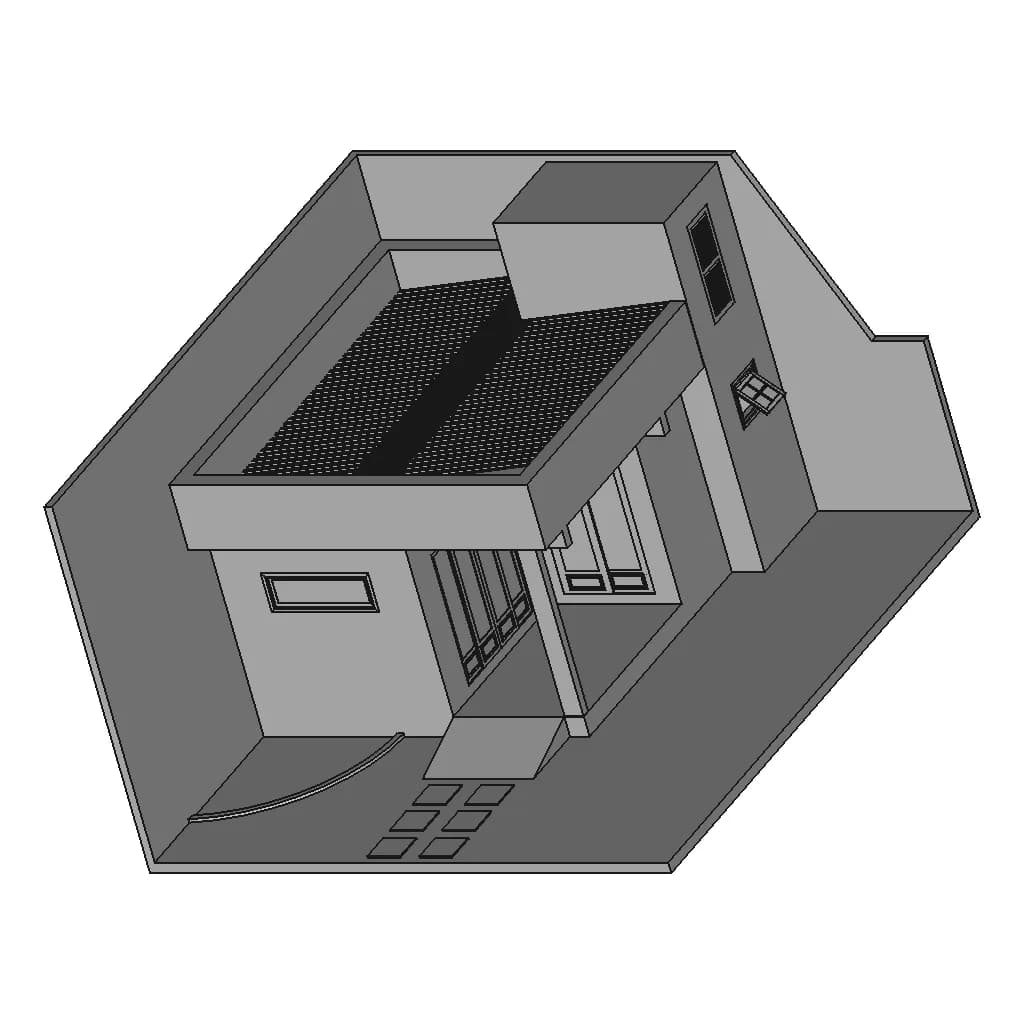 Car Parking Sheds 1 | Professional CAD Design_60_30_degree_snapshot