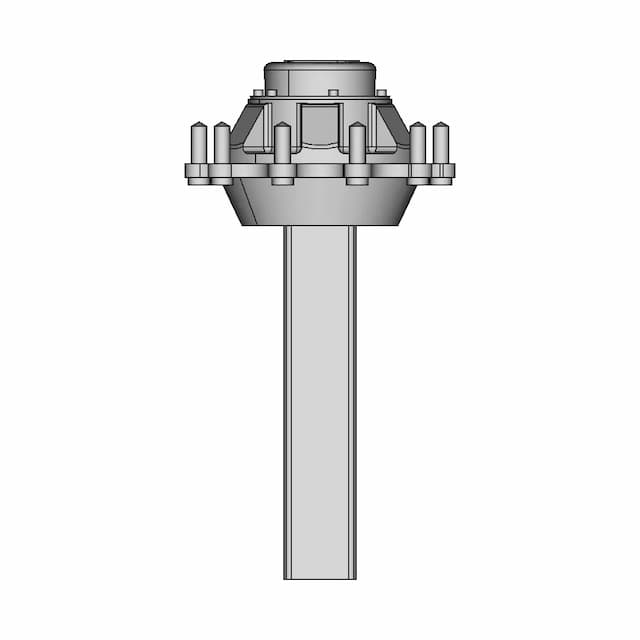 Bogie Axle Teli Akseli 1 | Professional CAD Design