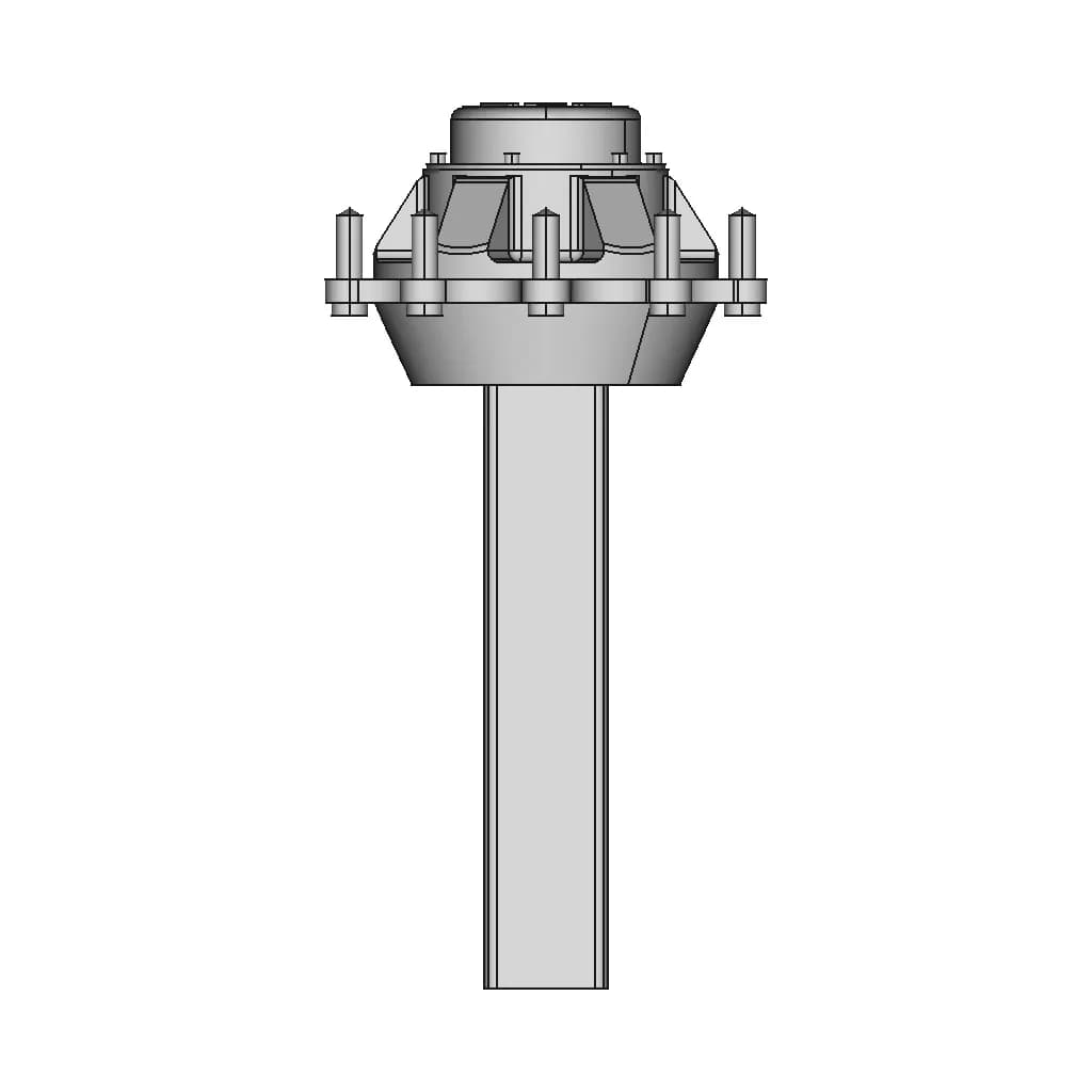 Bogie Axle Teli Akseli 1 | Professional CAD Design_0_270_degree_snapshot