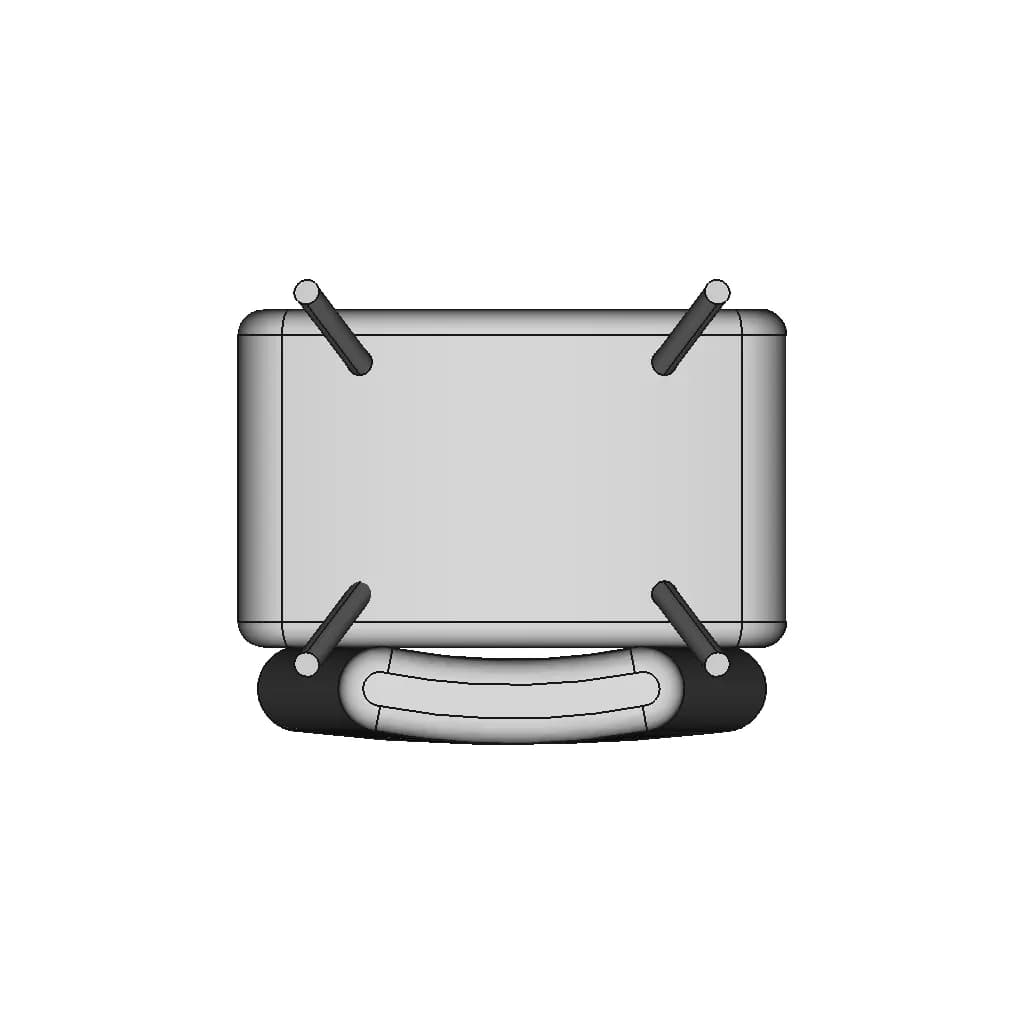 Credenza Table 1 | Professional CAD Design_90_0_degree_snapshot