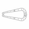 Glass Floor Mount Spigot 1 | Professional CAD Design_90_0_degree_snapshot