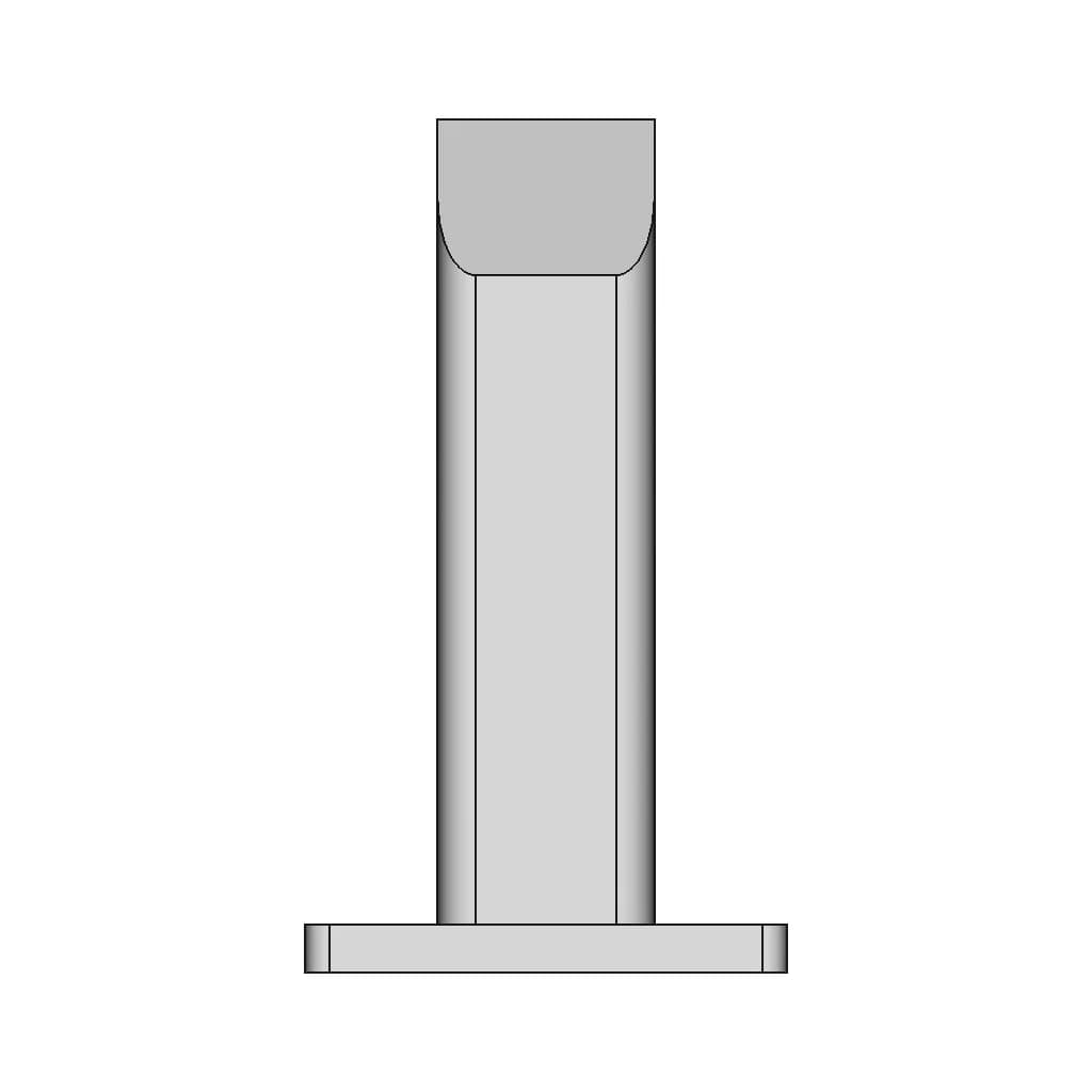 Undrilled Piano Hinge 50 8Mm Open Width 8Mm Diameter Pin | Professional CAD Design_0_0_degree_snapshot