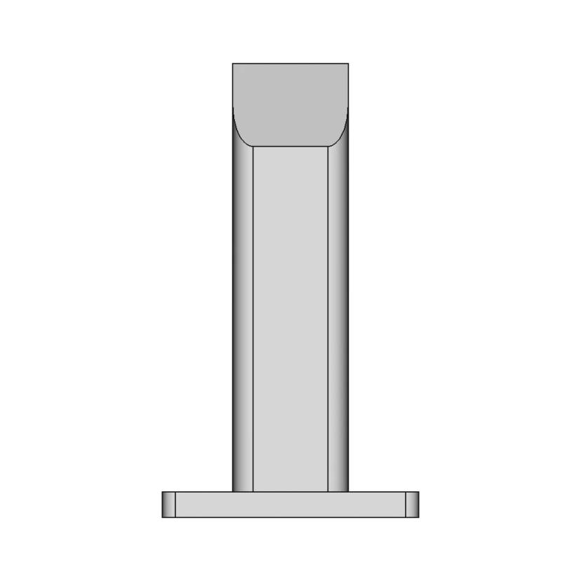 Undrilled Piano Hinge 50 8Mm Open Width 8Mm Diameter Pin | Professional CAD Design