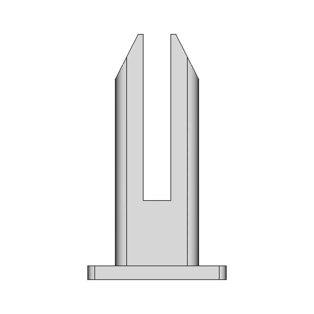 Undrilled Piano Hinge 50 8Mm Open Width 8Mm Diameter Pin | Professional CAD Design_0_270_degree_snapshot