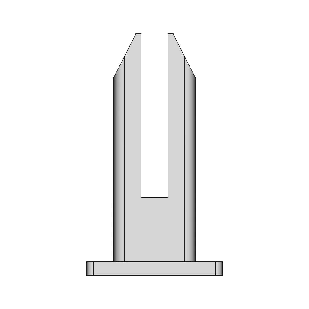 Undrilled Piano Hinge 50 8Mm Open Width 8Mm Diameter Pin | Professional CAD Design_0_90_degree_snapshot