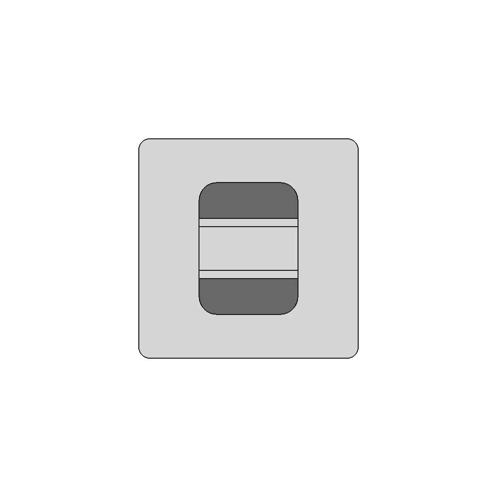 Undrilled Piano Hinge 50 8Mm Open Width 8Mm Diameter Pin | Professional CAD Design_270_0_degree_snapshot