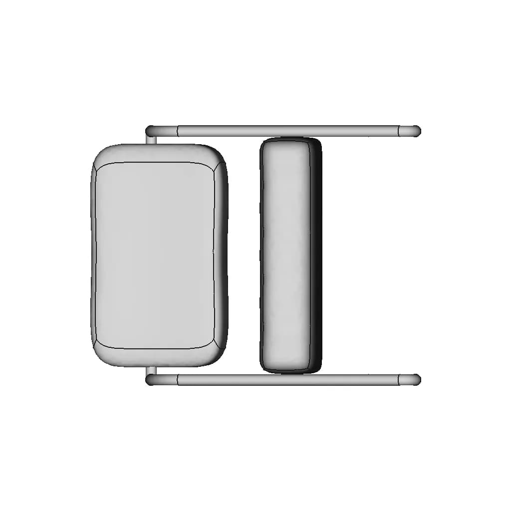 Slim Water Tank 3000L 1 | Professional CAD Design_0_90_degree_snapshot