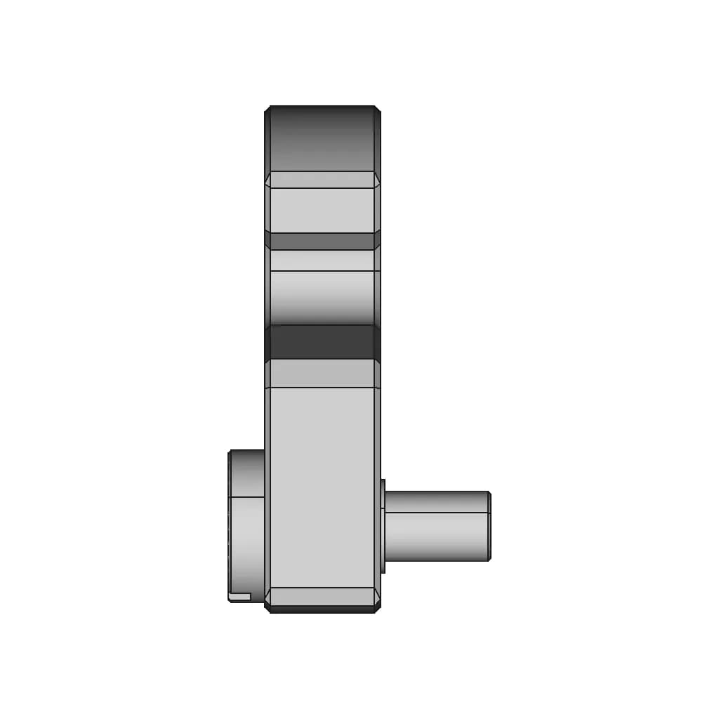 High Pressure Pump Block 1 | Professional CAD Design_0_90_degree_snapshot