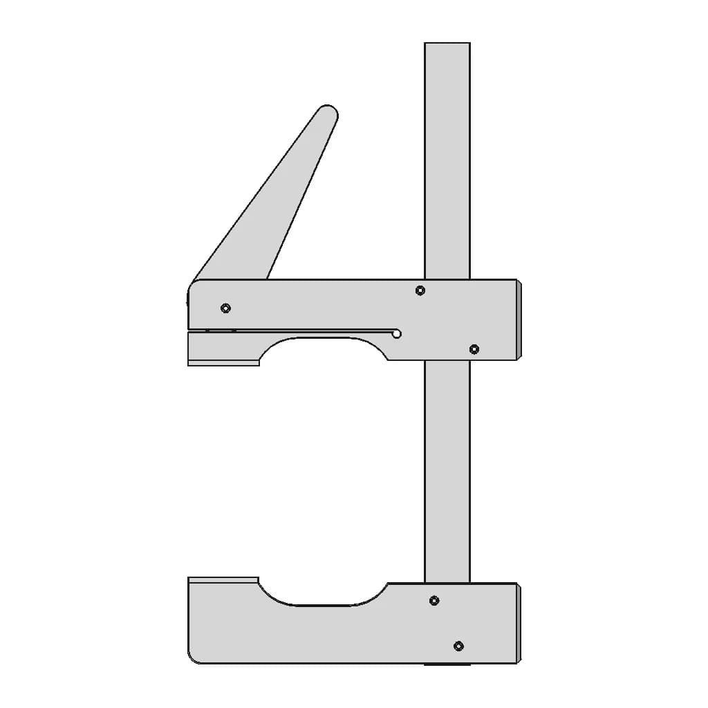 Screw Clamp Schraubzwinge 1 | Professional CAD Design_0_90_degree_snapshot