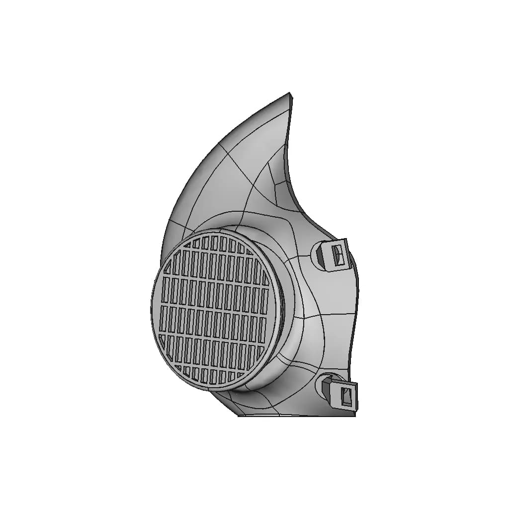 Face Shield 1 | Professional CAD Design_0_270_degree_snapshot