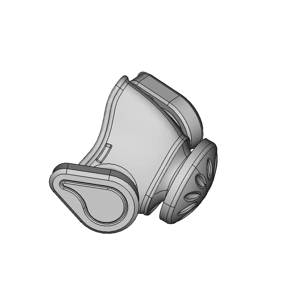 Z Shield Face Shield 2 | Professional CAD Design_60_30_degree_snapshot