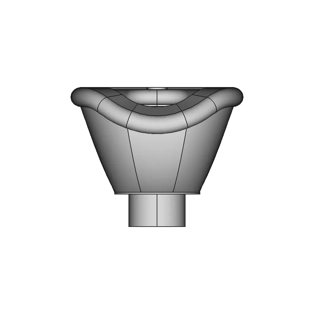 Breathing Anatomic Mask With Changing Filters Of Cotton Makeup Remover | Professional CAD Design_270_0_degree_snapshot