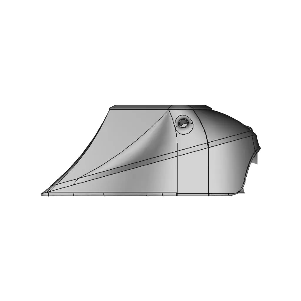Face Shield Mask 1 | Professional CAD Design_0_90_degree_snapshot