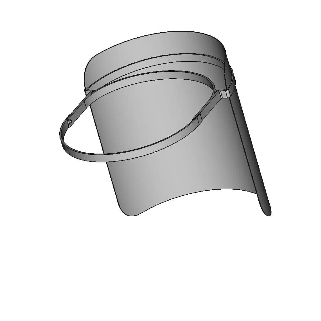 Child Silicone Mask 1 | Professional CAD Design_60_30_degree_snapshot