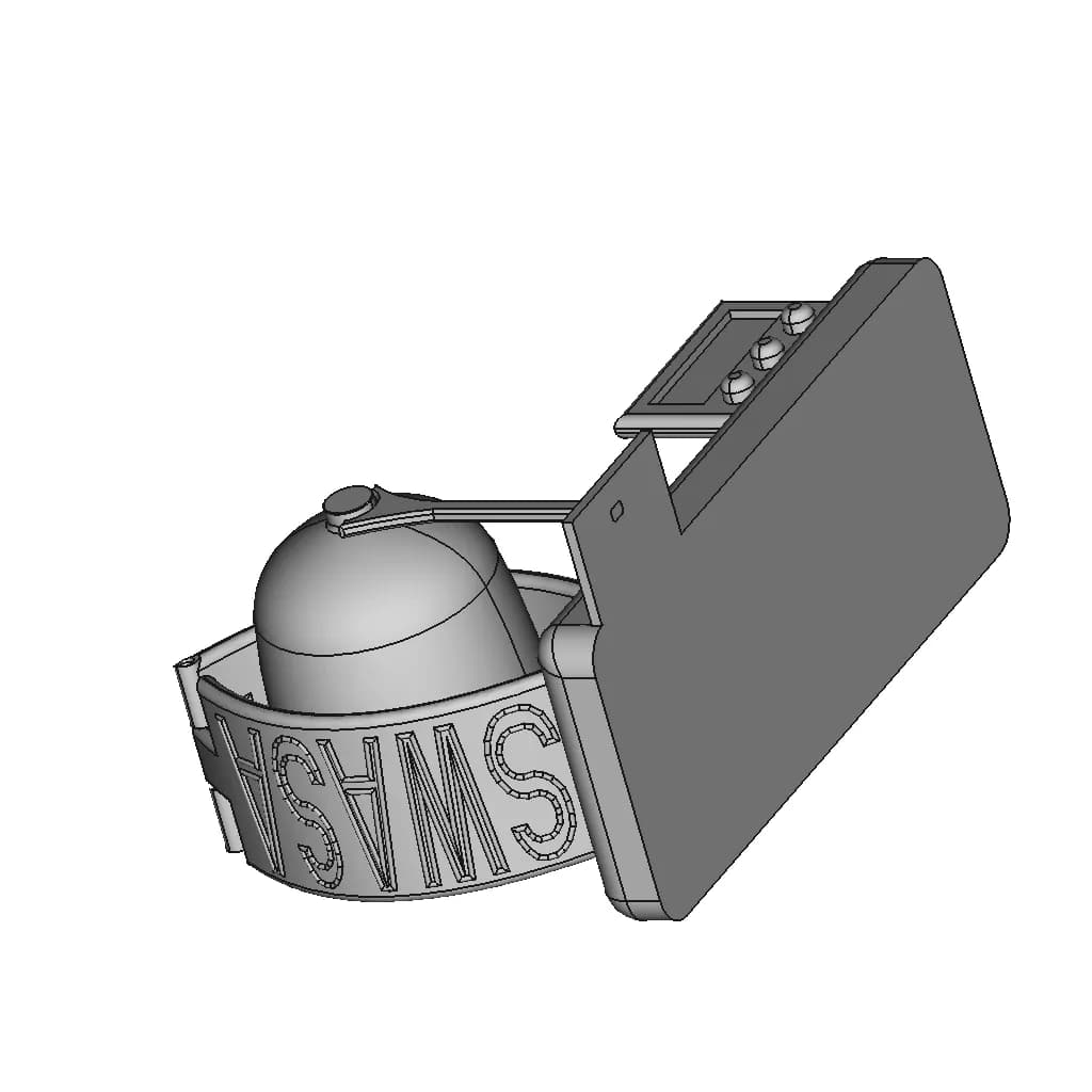 Love Cures Face Mask Holder 1 | Professional CAD Design_60_30_degree_snapshot