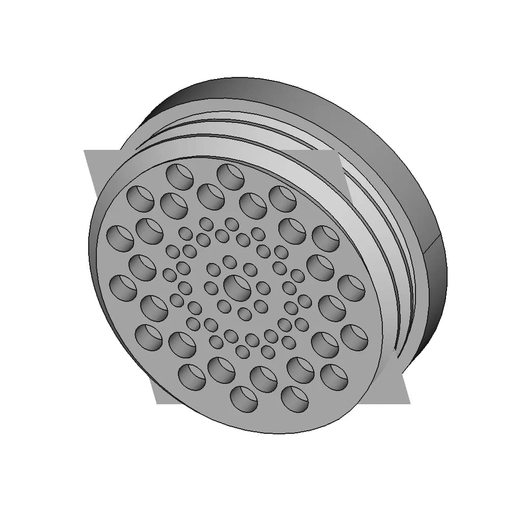 Snorkel Adapter For Filter P100 3M 1 | Professional CAD Design_60_30_degree_snapshot