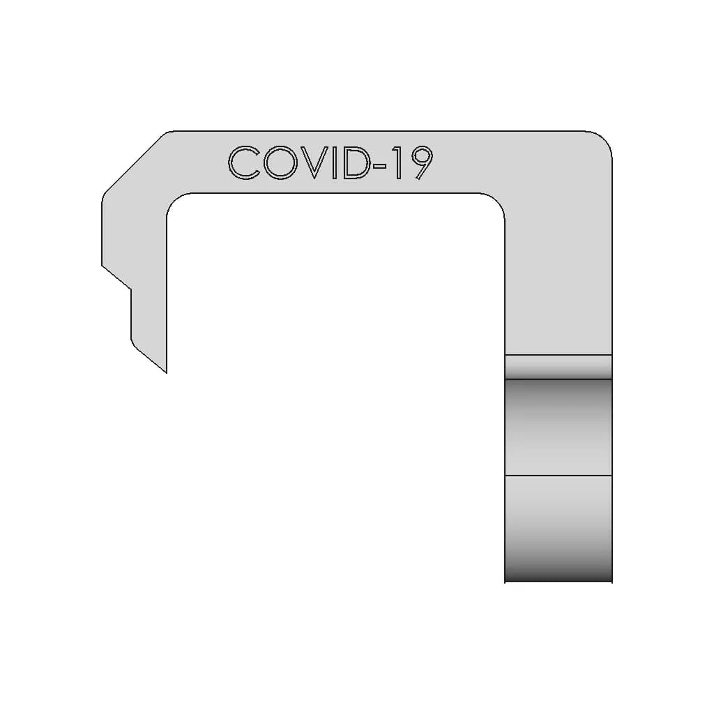 Rear Head Mask Ffp2 3 Covid19 Exp 2 1 | Professional CAD Design_0_90_degree_snapshot