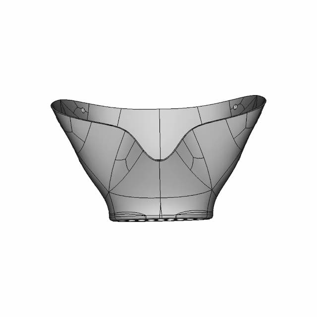 Rc3 Compatible Face Shield For 0 8Mm Nozzle Closed Top | Professional CAD Design