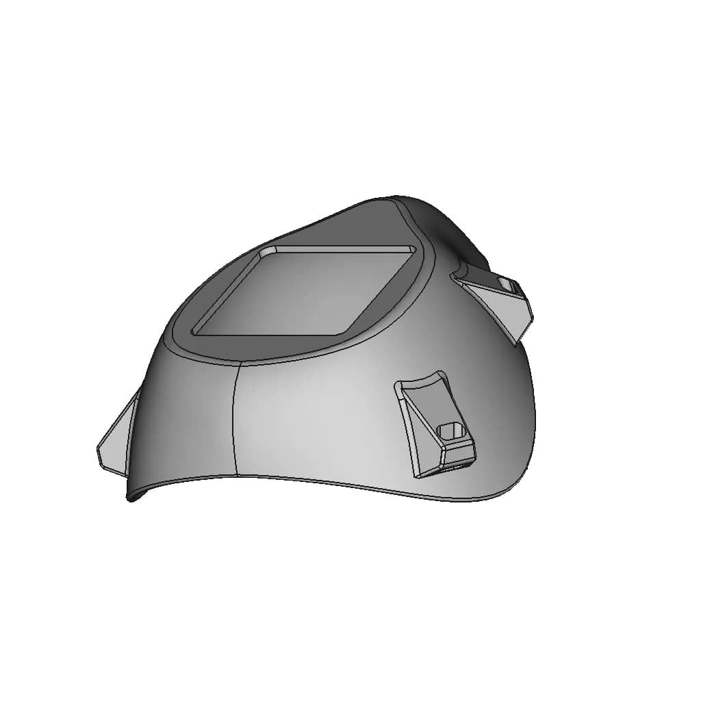 Face Shield 5 | Professional CAD Design_60_30_degree_snapshot